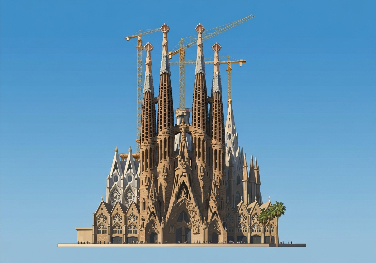 Sagrada Família nærmer seg ferdigstillelse i 2026