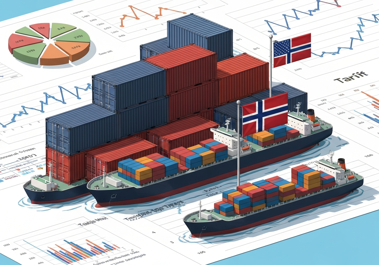 USA innfører 15 prosent toll på norske varer