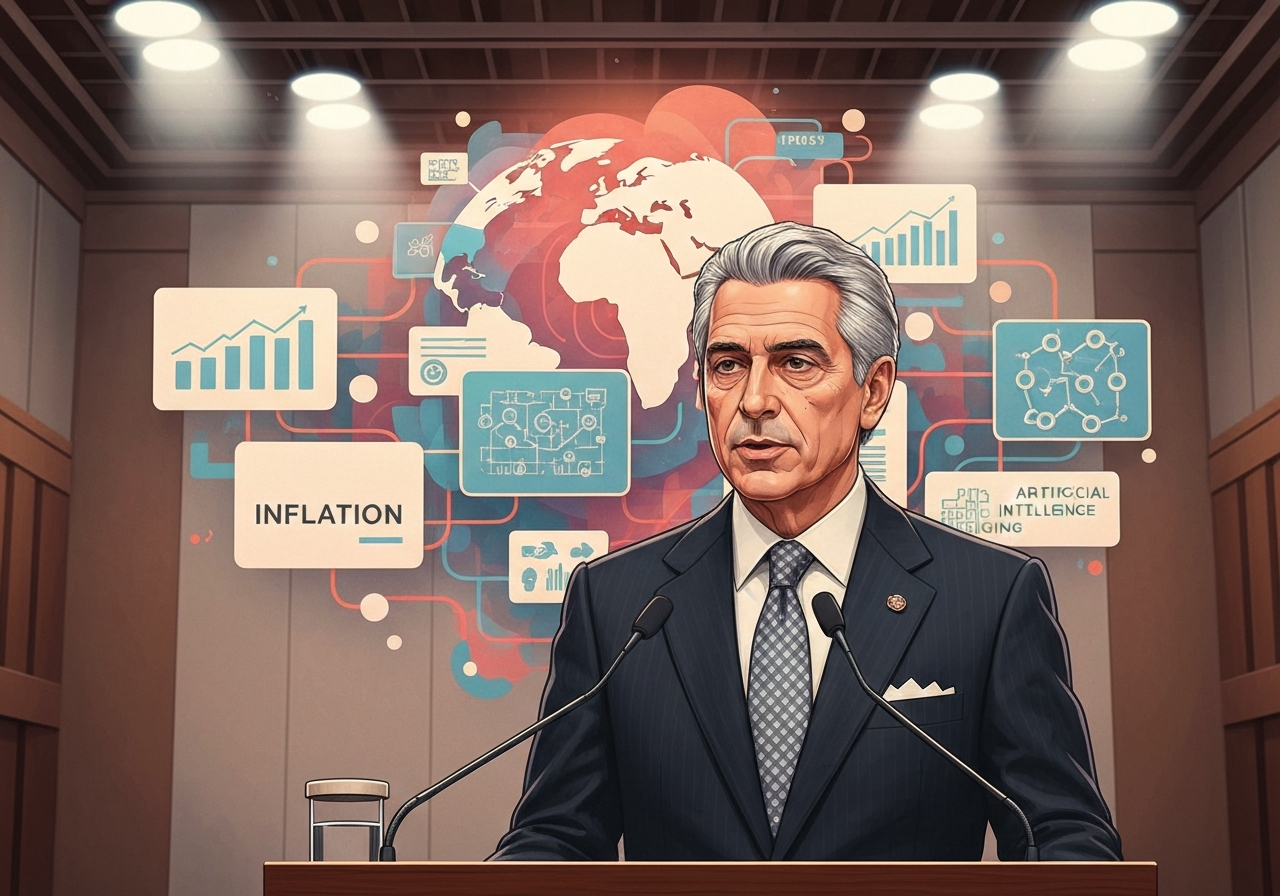 Sentralbanksjefens årstale: Storm i verden og økt åpenhet