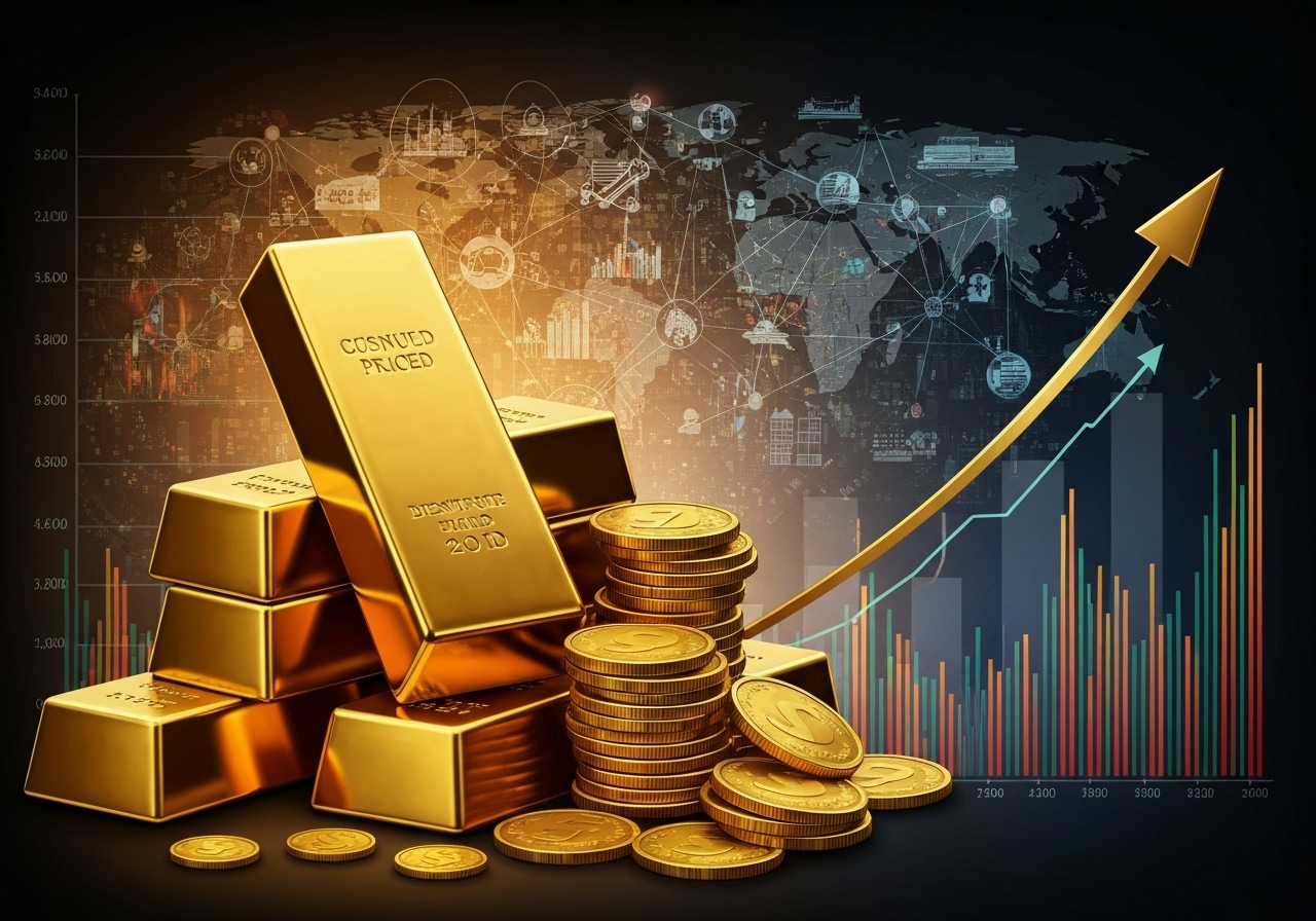 Gullprisen passerer 5000 dollar per unse for første gang