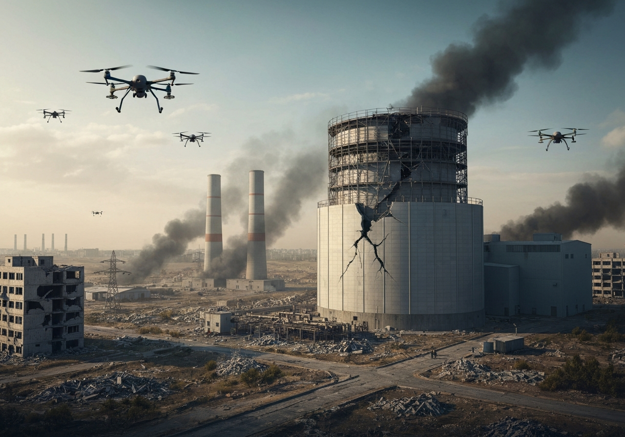 IAEA bekymret etter droneangrep mot Zaporizjzja-atomkraftverket