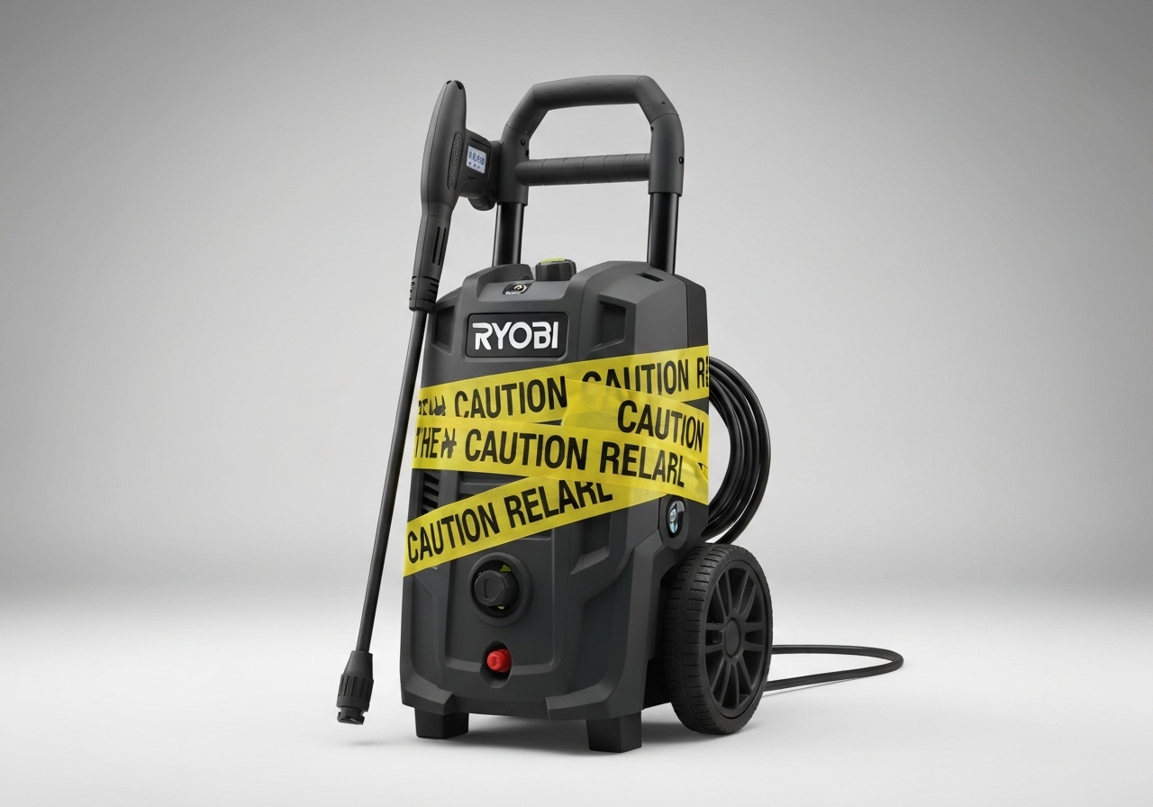 Ryobi tilbakekaller 780 000 høytrykkspylere grunnet eksplosjonsfare