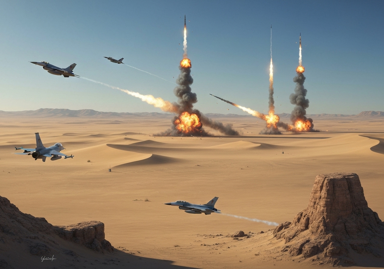 USA gjennomfører omfattende angrep mot IS-mål i Syria