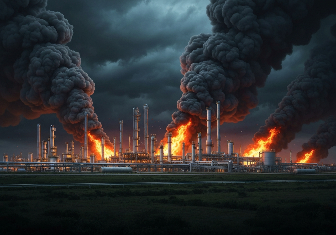 Oljeprisen stiger til over 110 dollar fatet etter angrep på gassanlegg i Qatar