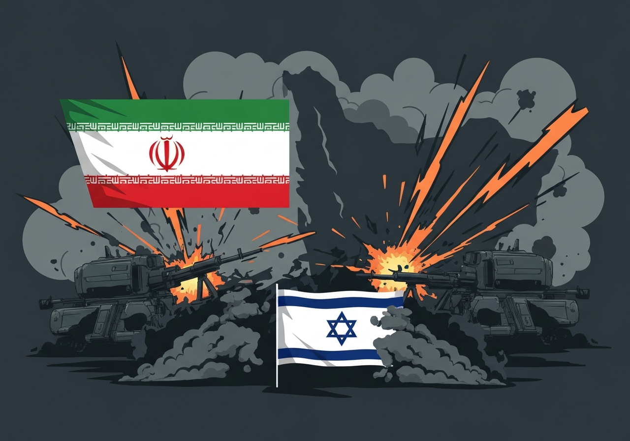 Iran gjengjelder etter israelske angrep: To toppledere drept