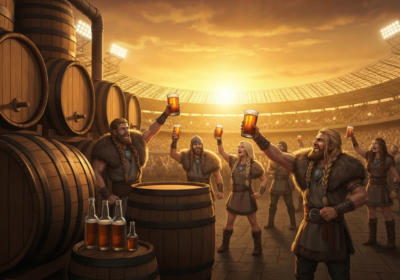 Viking-fansens gulløl rives vekk fra hyllene