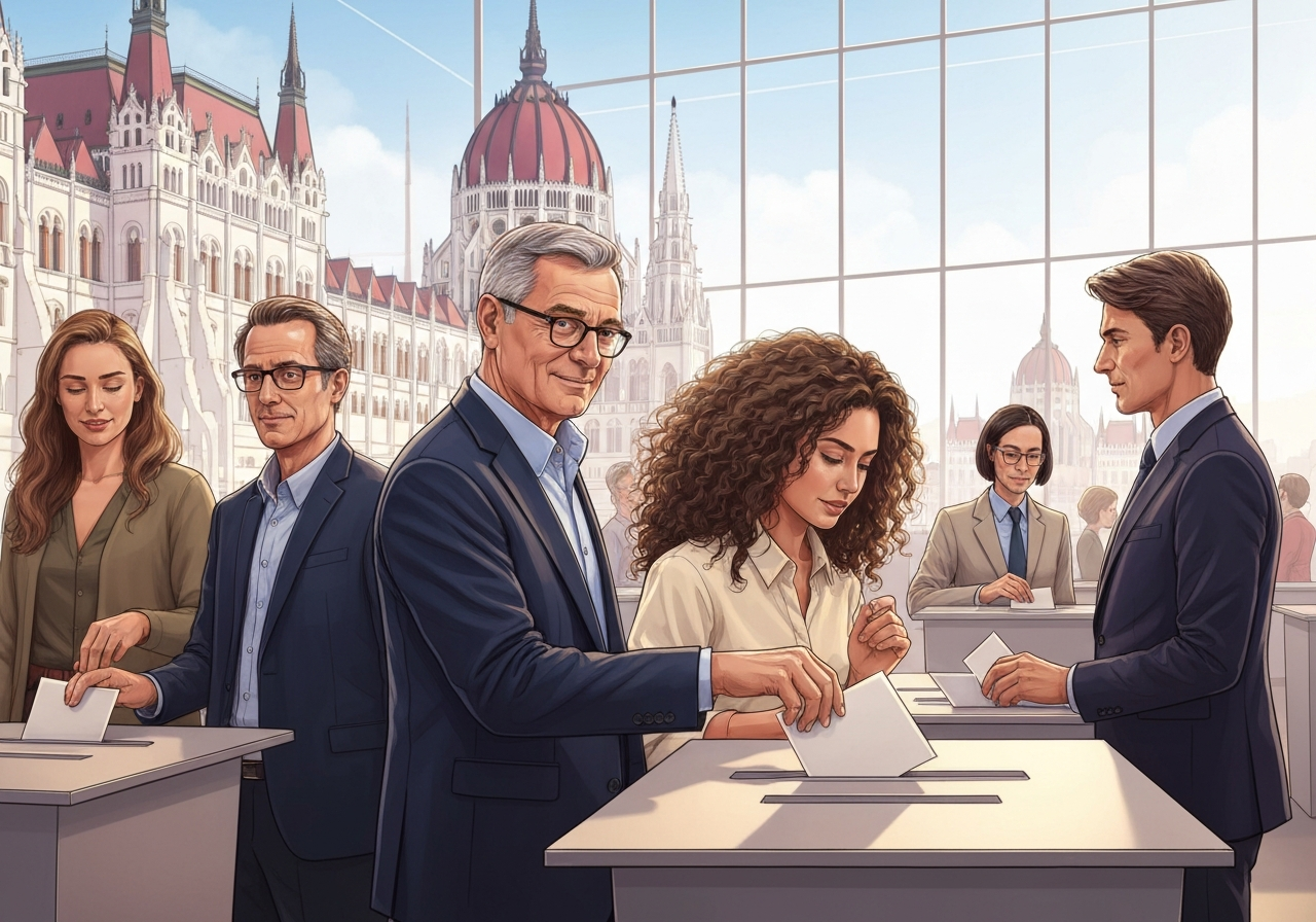 Høy valgdeltakelse i Ungarns parlamentsvalg