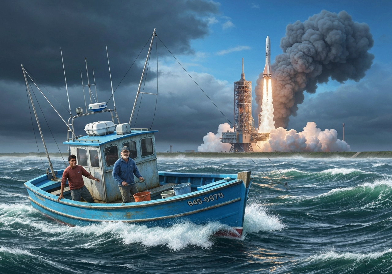 Fisker avviser sabotasjeanklager etter avbrutt rakettoppskyting