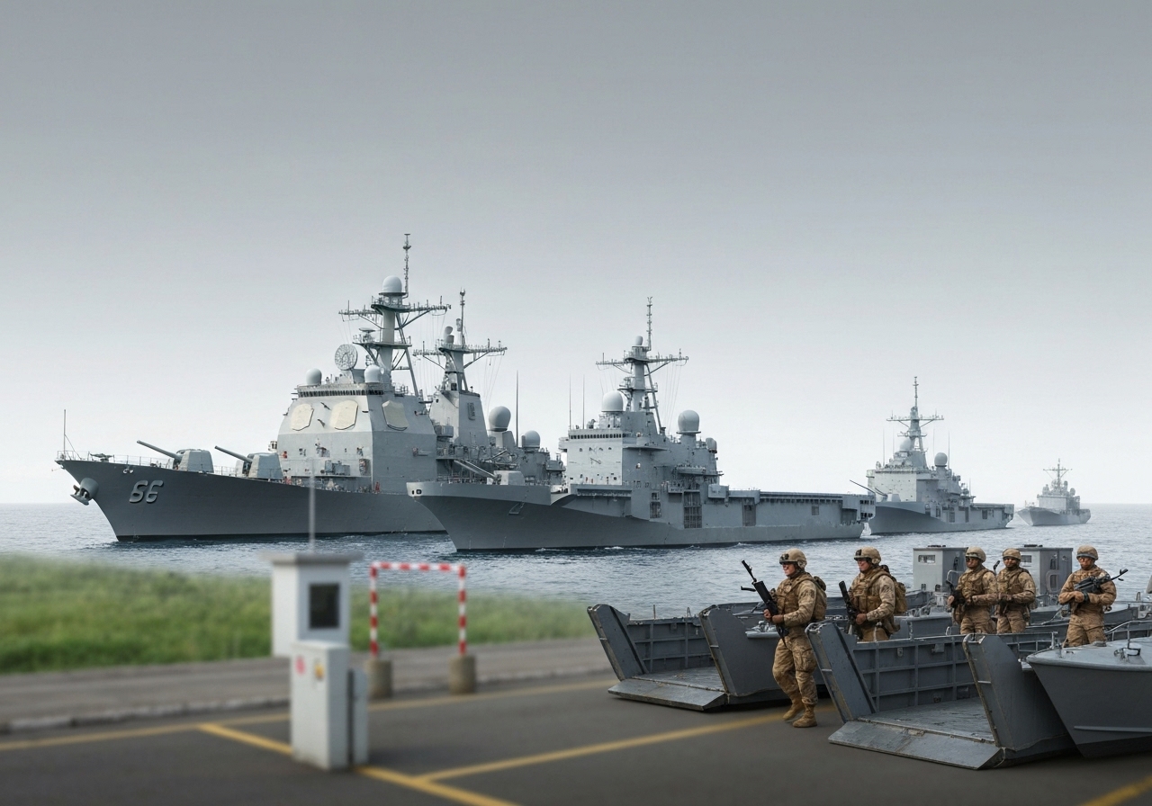 USA sender krigsskip og 4000 marinesoldater for å bekjempe narkotikakarteller