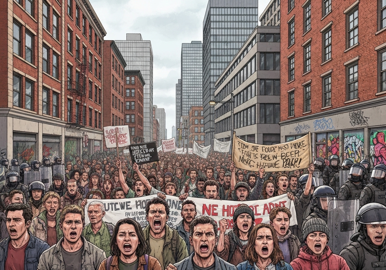 Massive protester ryster Iran: Studenter og handelsfolk forener seg mot regimet