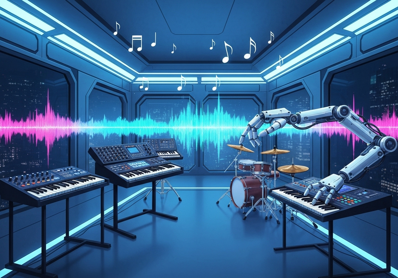 AI-generert musikk utfordrer tradisjonell musikkbransje