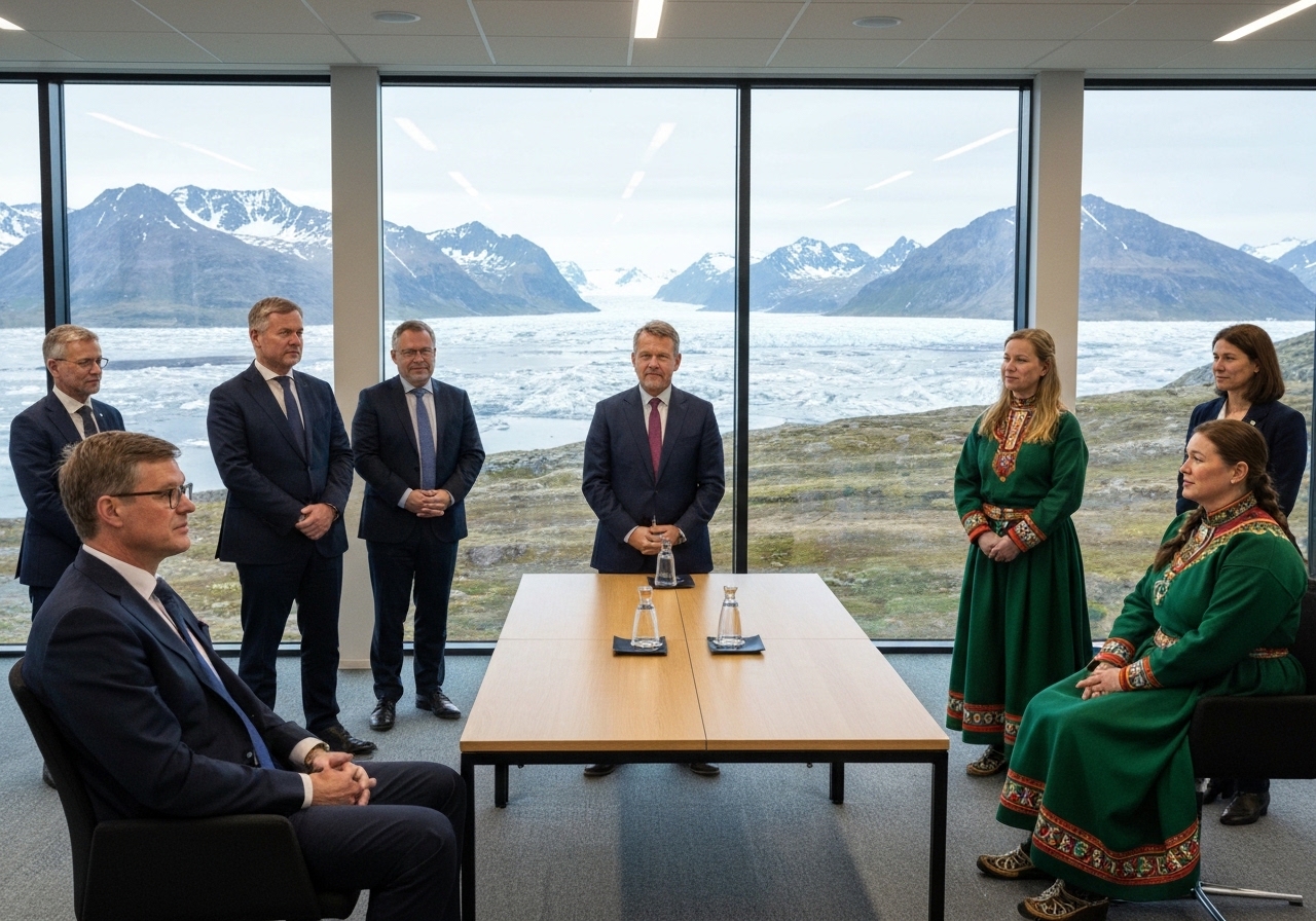 Mette Frederiksen besøker Grønland for å styrke samarbeidet