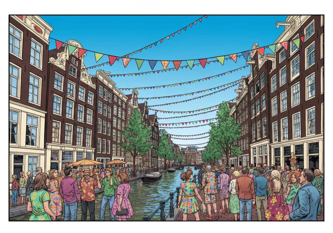 Amsterdam feirer 750-årsjubileum med 75 timers fest