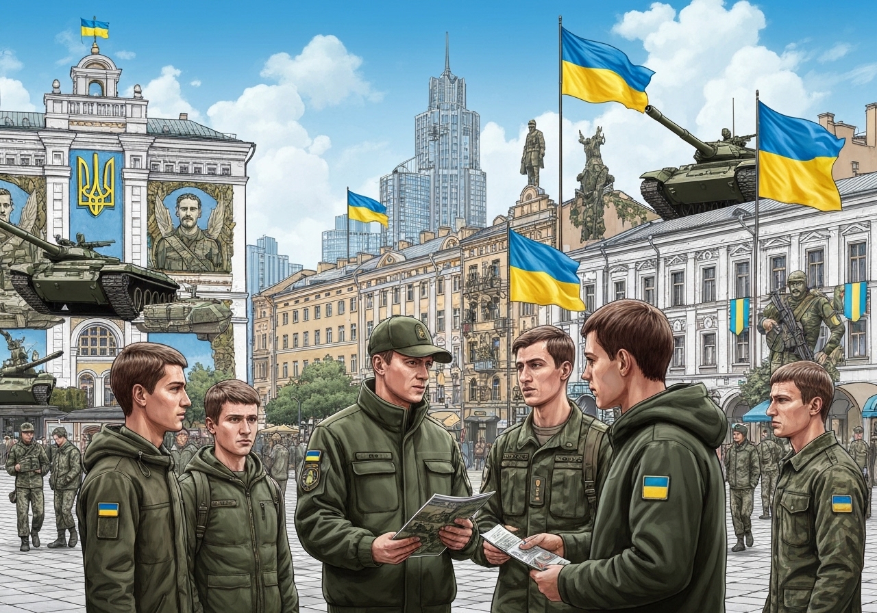 Ukraina intensiverer rekrutteringsinnsatsen for å møte soldatmangel