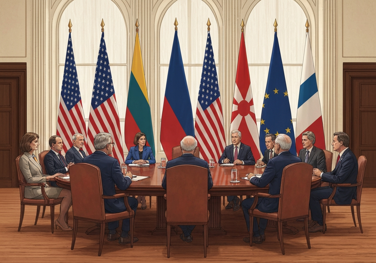 Rubio beroliger Europa med mykere tone, men fastholder Trumps faste linje