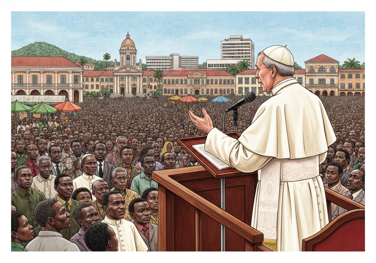 Pave Leo XIV oppfordrer til rettferdighet under besøk i Ekvatorial-Guinea