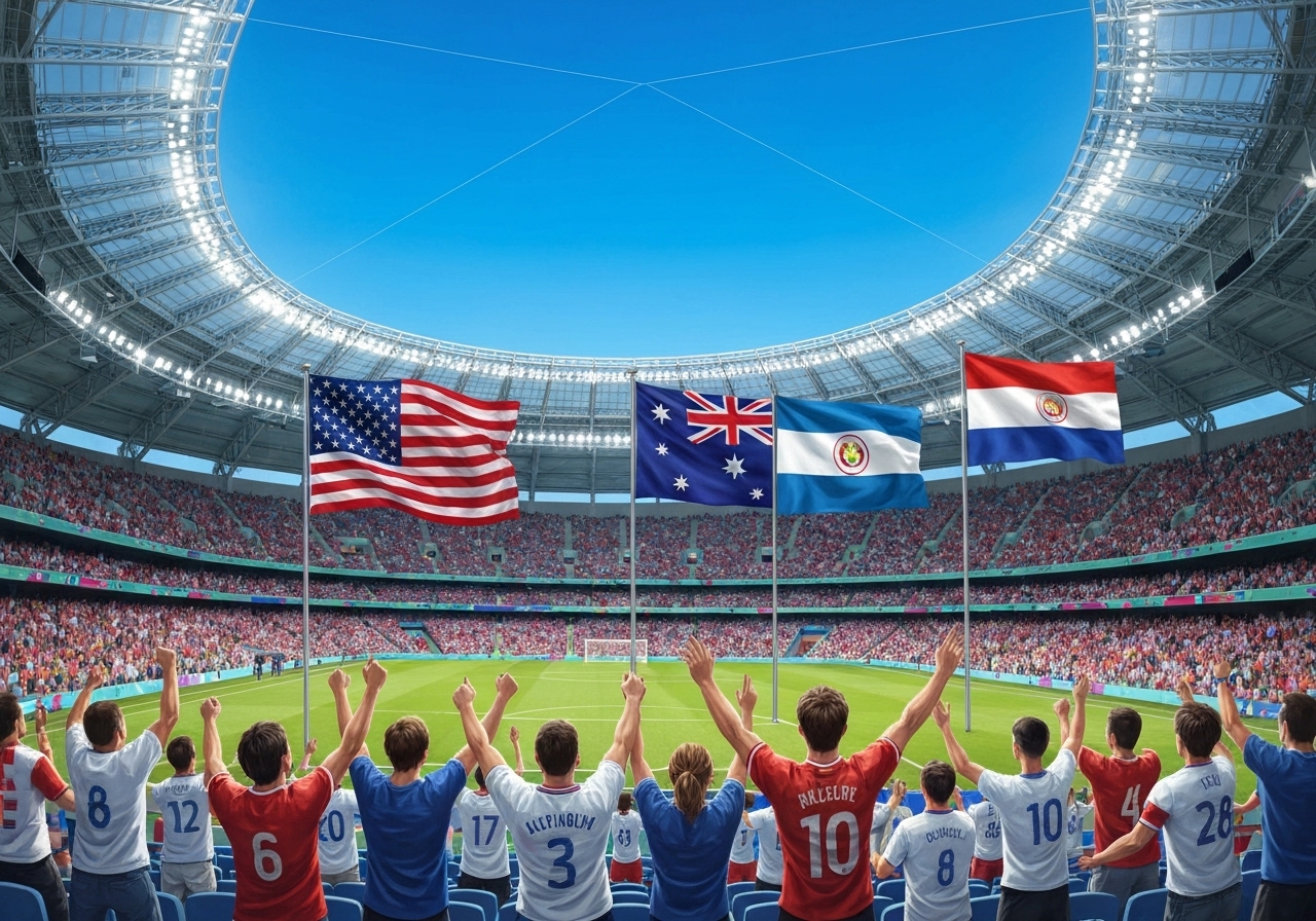 USA møter Australia i gruppespillet i Fotball-VM 2026