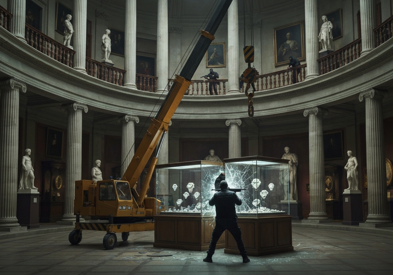 **To menn pågrepet etter juveltyveriet i Louvre**