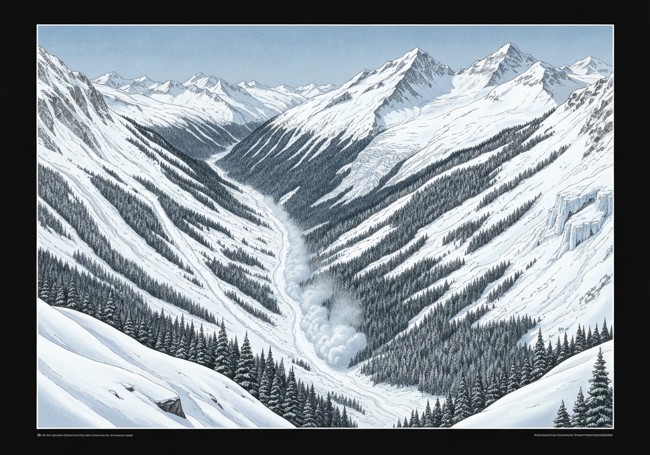 Åtte omkomne i snøskred i Østerrike