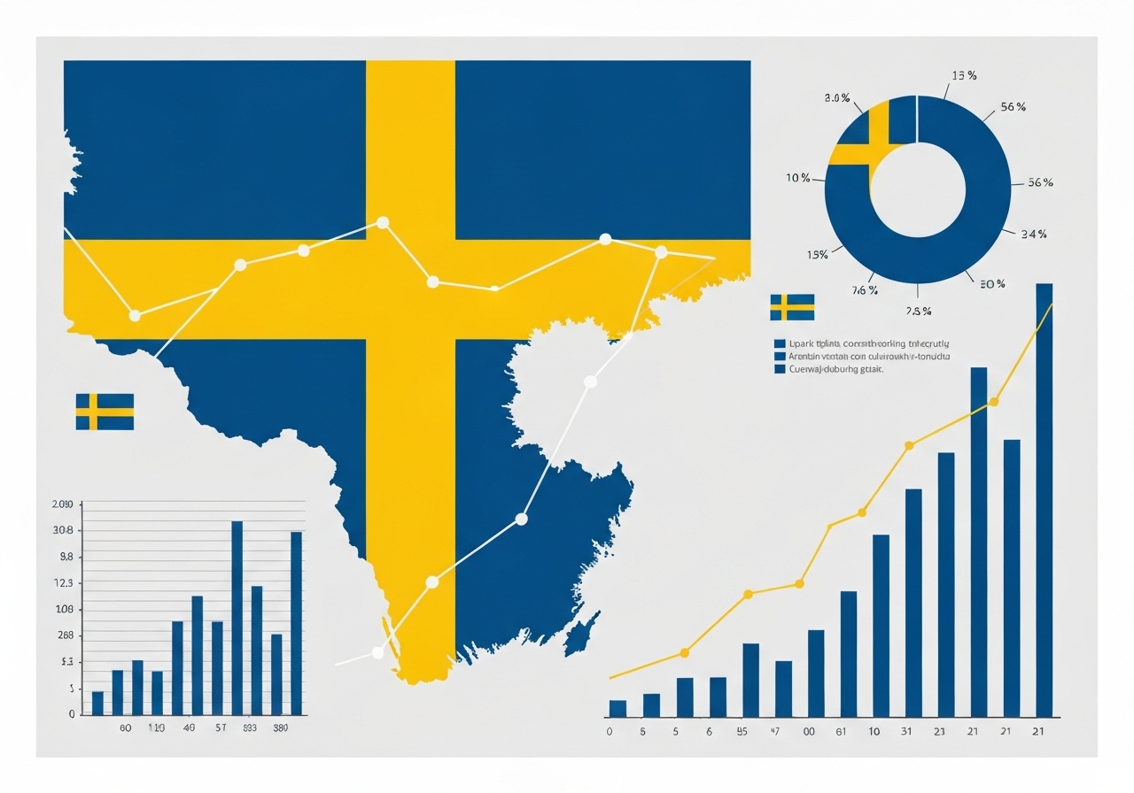 Prisveksten i Sverige stabil på 3,1 prosent i oktober