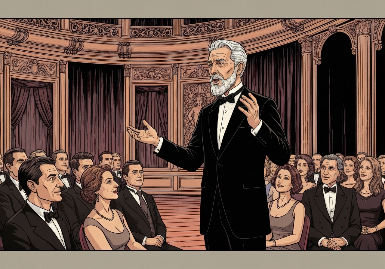 László Krasznahorkai holder Nobel-foredrag i Stockholm