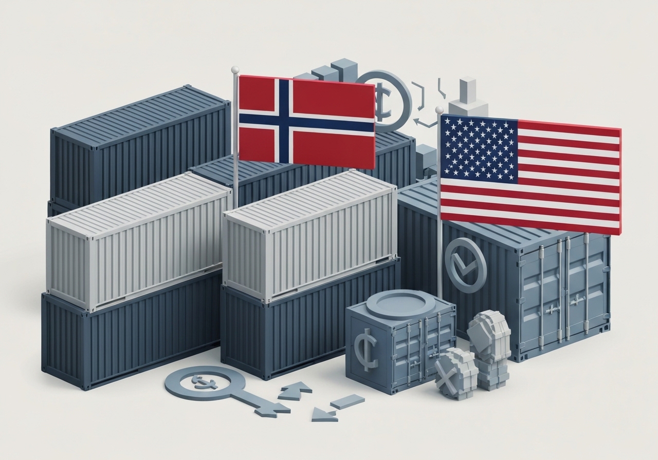 USA innfører straffetoll mot Norge og andre europeiske land over Grønland-konflikt