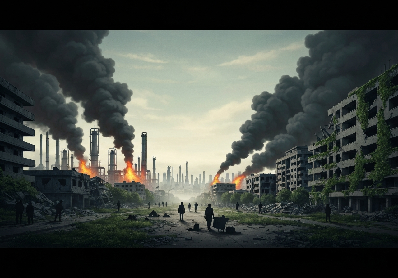 Iran-krigen fører til enorme klimautslipp