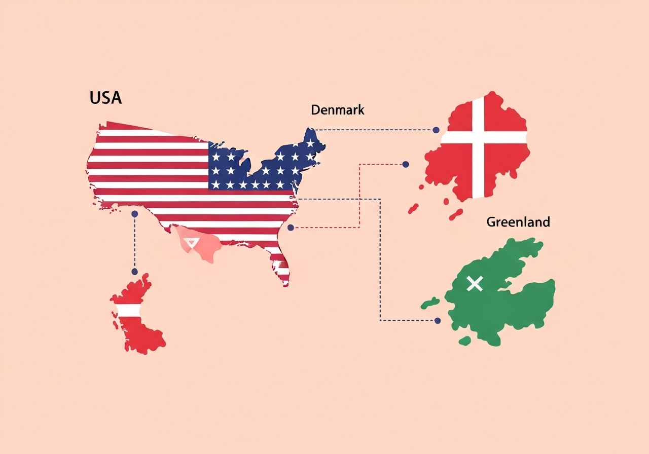 USA stiller spørsmål ved Danmarks suverenitet over Grønland