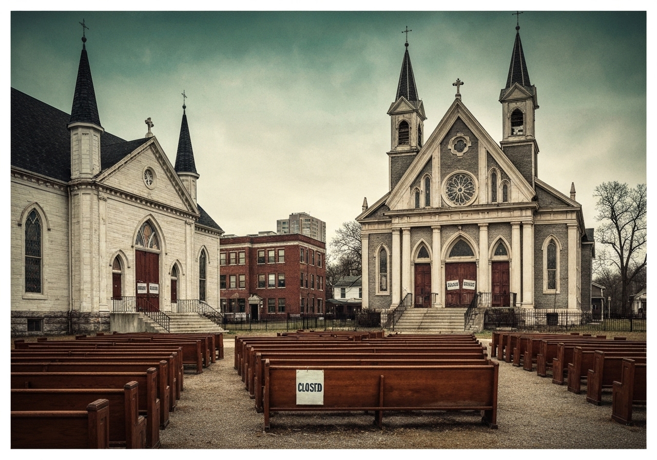 15 000 kirker kan stenge i USA i år grunnet religiøse endringer