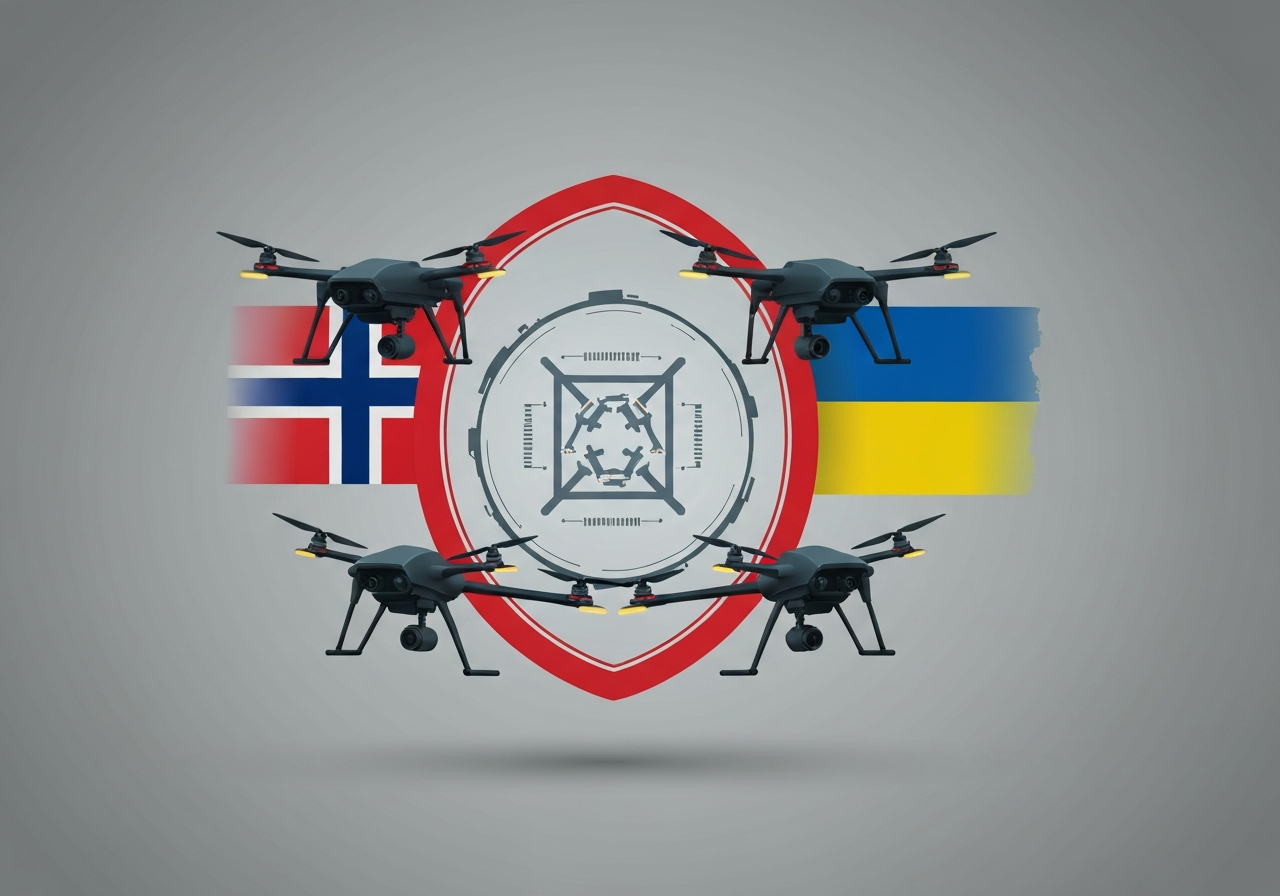 Norge og Ukraina styrker forsvarssamarbeidet med droneproduksjon