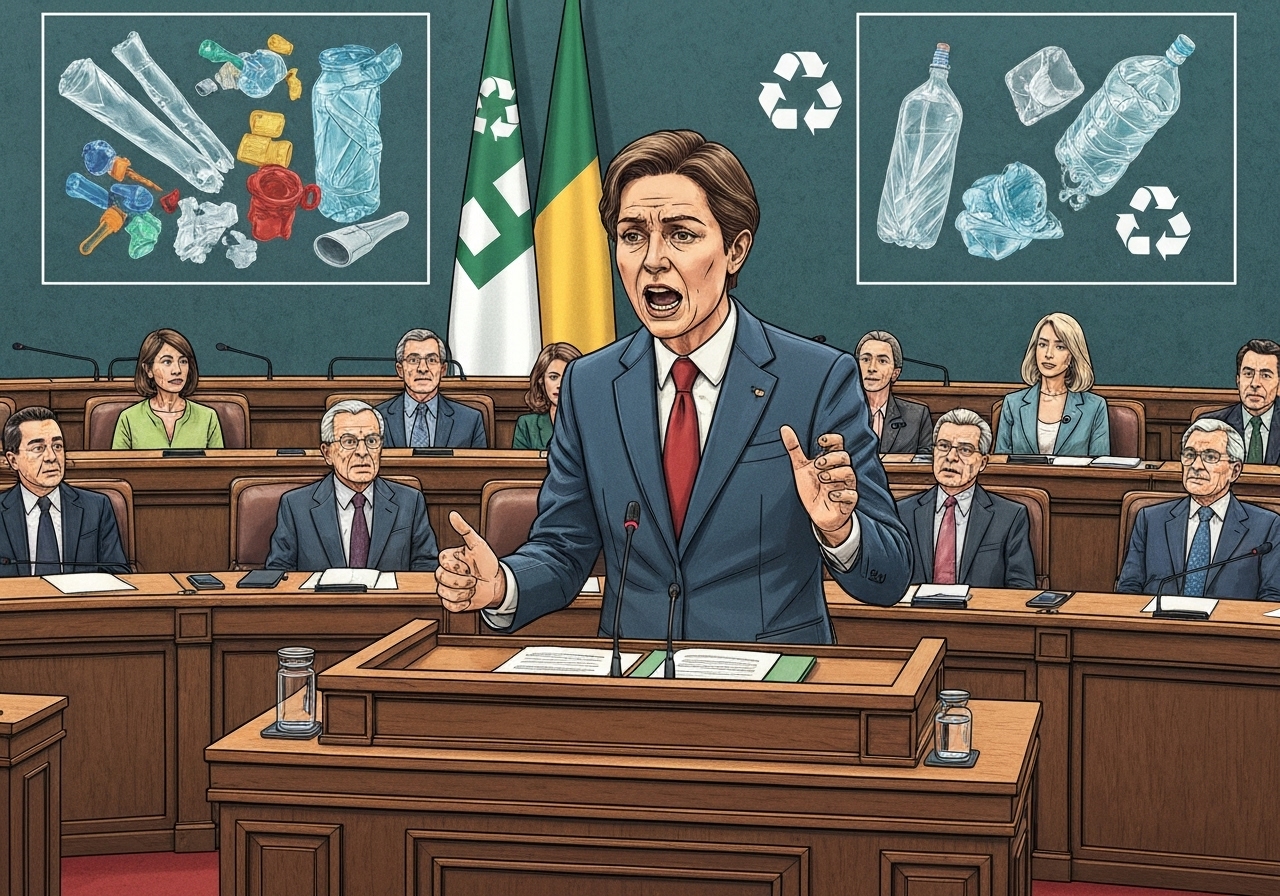 Klimaministeren kalles inn til Stortinget for å redegjøre om internasjonal plastavtale