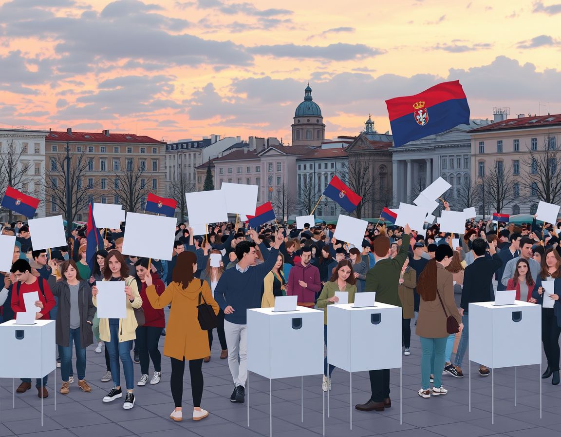 Studentbevegelse erklærer historisk valgseier i Serbia