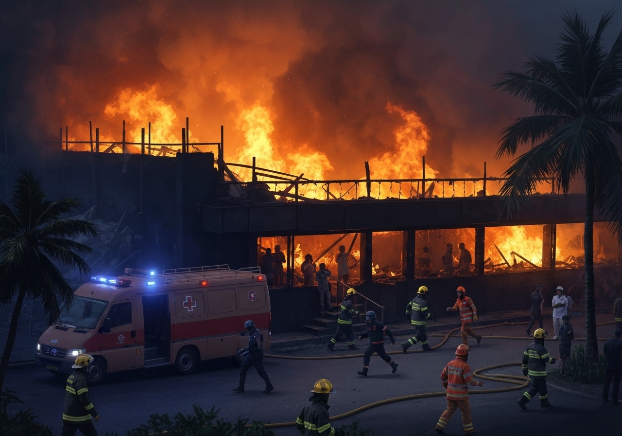 Over 20 døde i brann på nattklubb i India