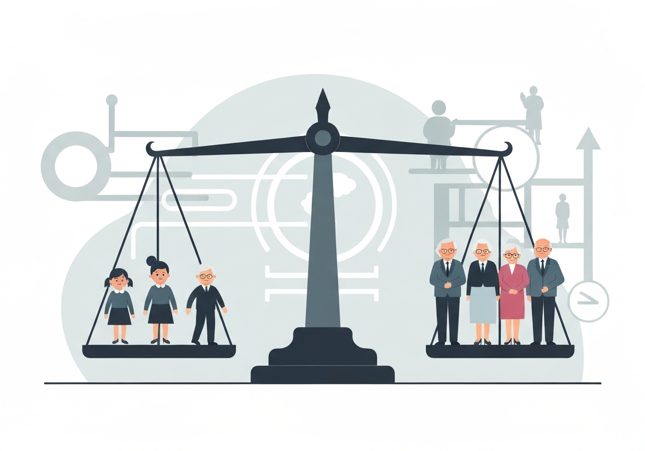 Sveriges demografiske utfordringer: Færre barn og flere eldre skaper ubalanse