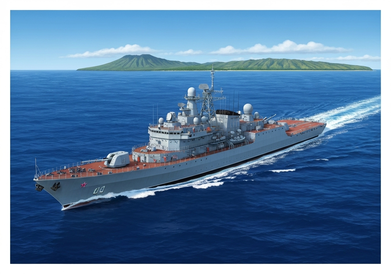 Russisk militærfartøy observert nær Hawaii
