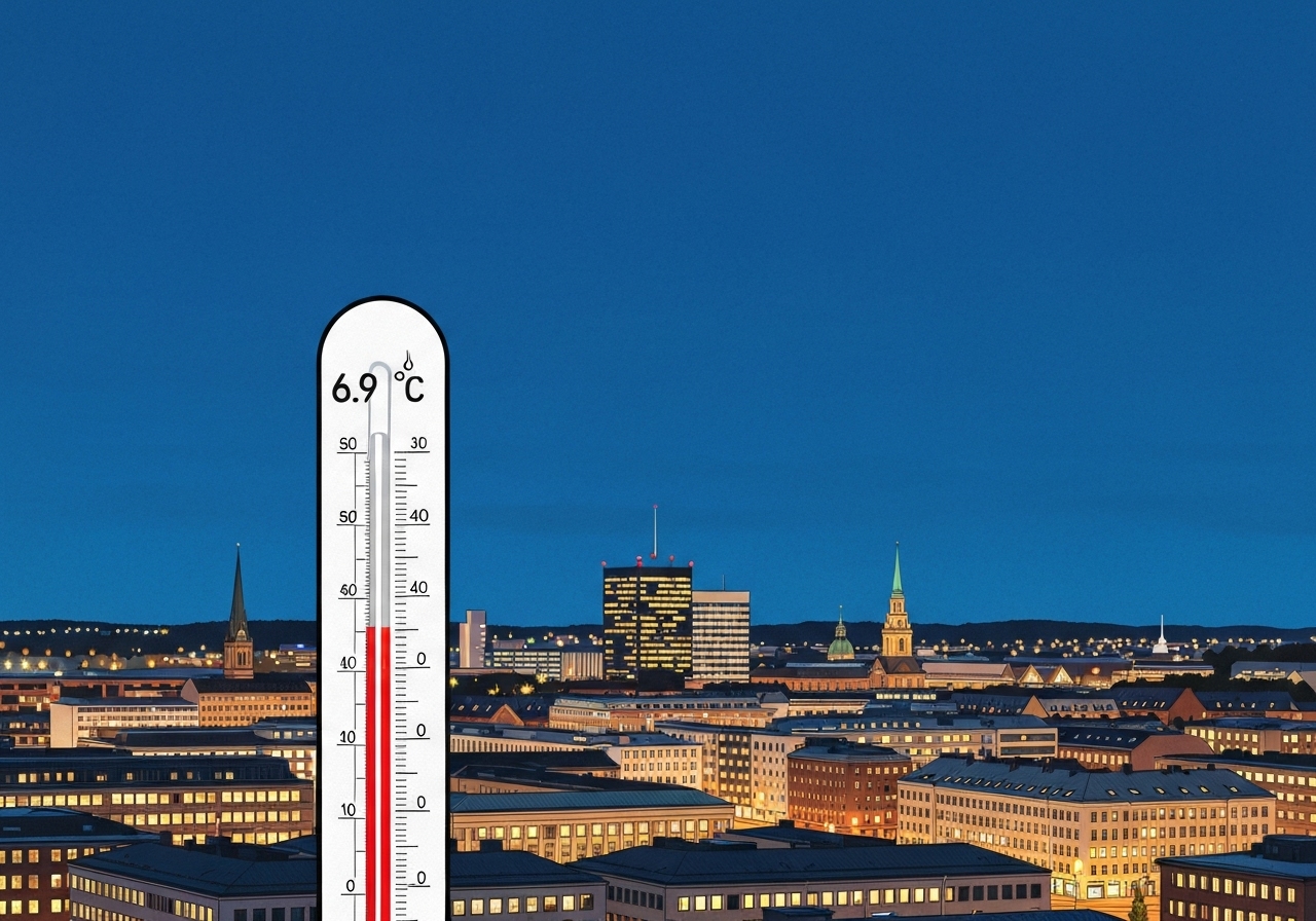 Varmeste desembernatt noensinne registrert i Oslo