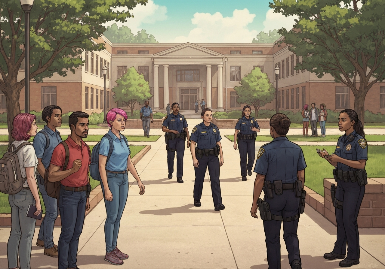 Samarbeid mellom campuspoliti og ICE skaper frykt ved Florida-universitet