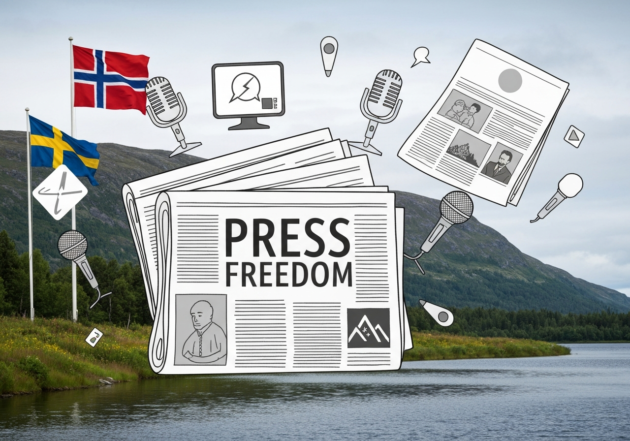 Nordiske land fortsatt i toppen på pressefrihet, men med advarsler