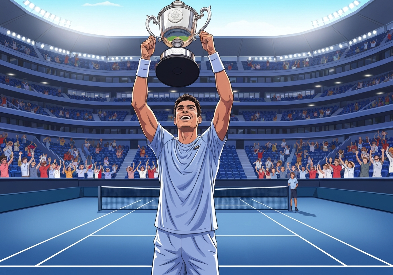 Carlos Alcaraz sikrer karriere-Grand Slam med seier over Novak Djokovic i Australian Open