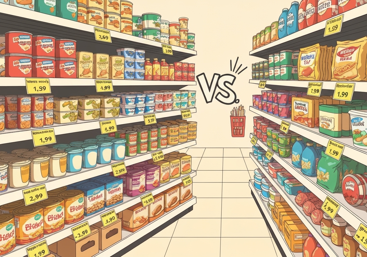 Store prisforskjeller på dagligvarer mellom Norge og nabolandene