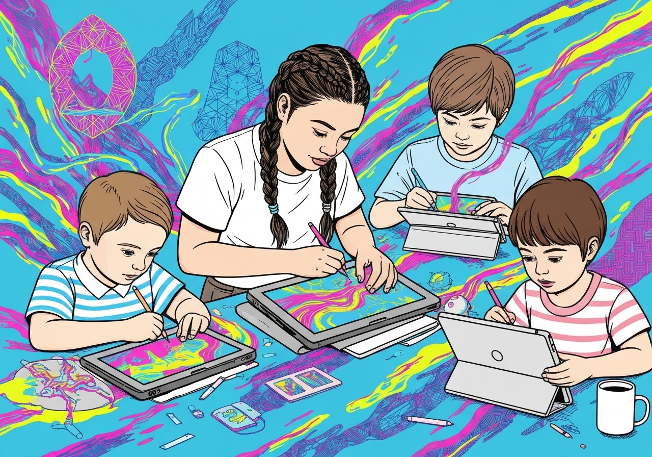 TegneMagi.no: Ny tegneapp kombinerer barns kreativitet med kunstig intelligens