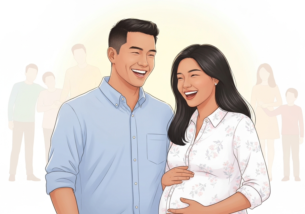 Mímir Kristjánsson og Sofie Marhaug venter barn