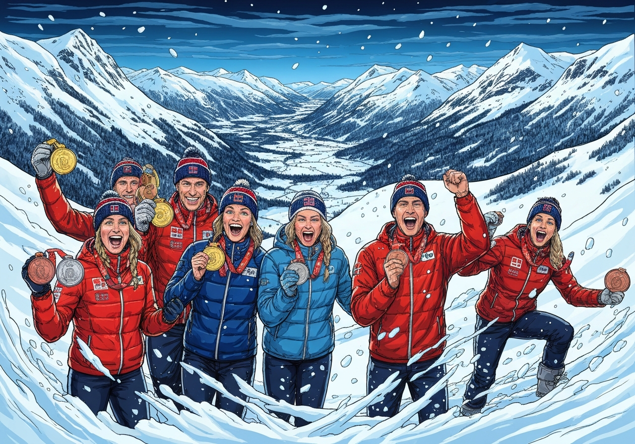 Norge setter ny medaljerekord i vinter-OL