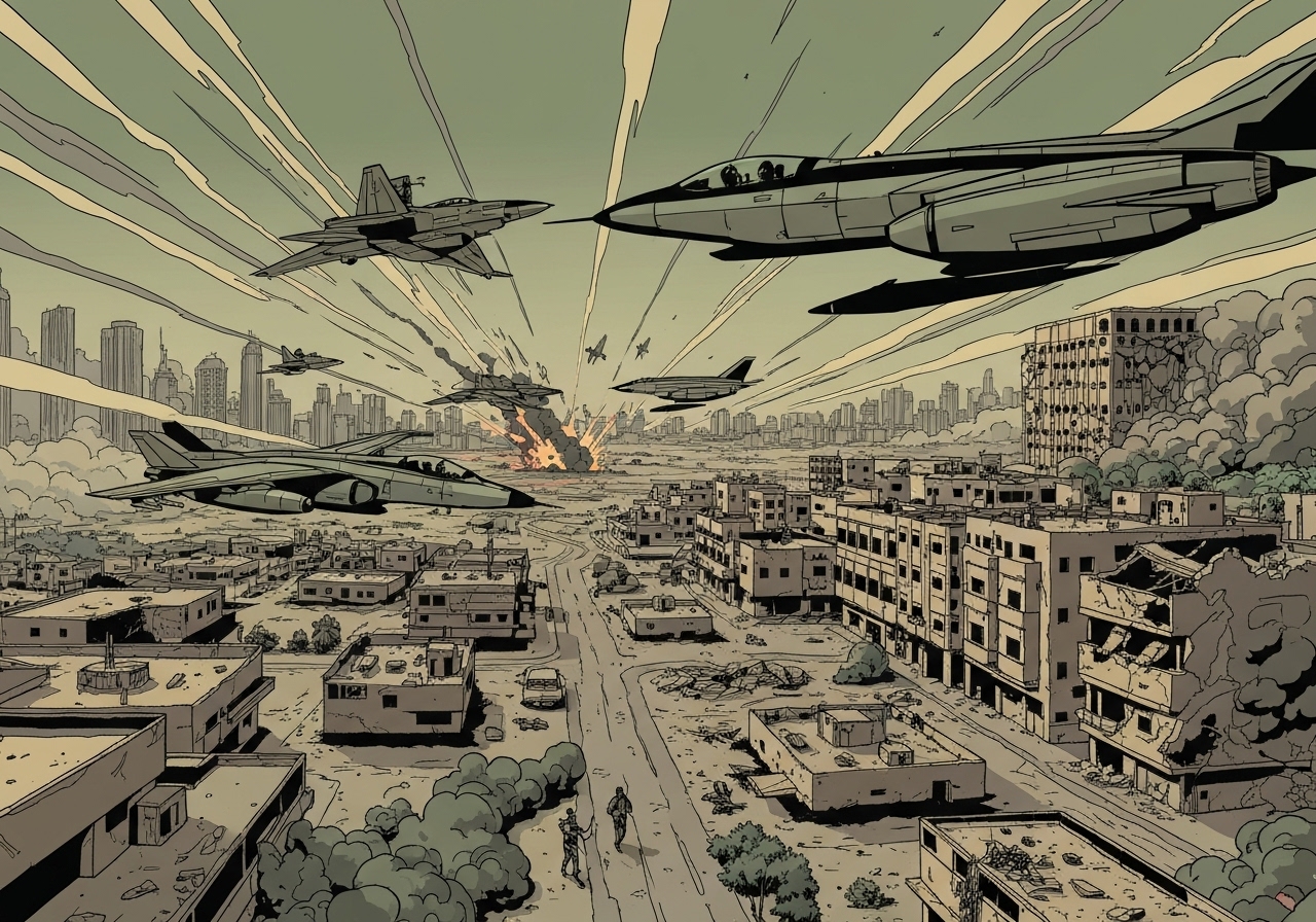 Israelske luftangrep mot Gaza etter påstått våpenhvilebrudd