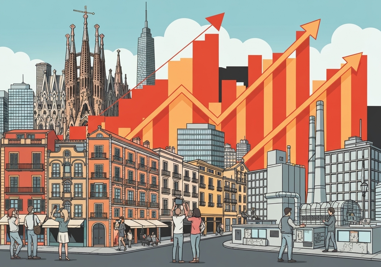 Spania bekreftet som EUs raskest voksende store økonomi