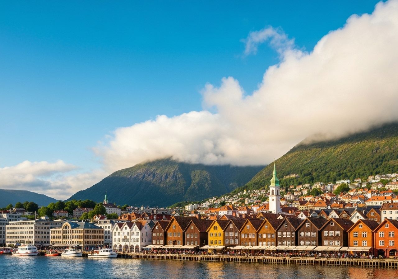 Bergen: En perle mellom fjord og fjell