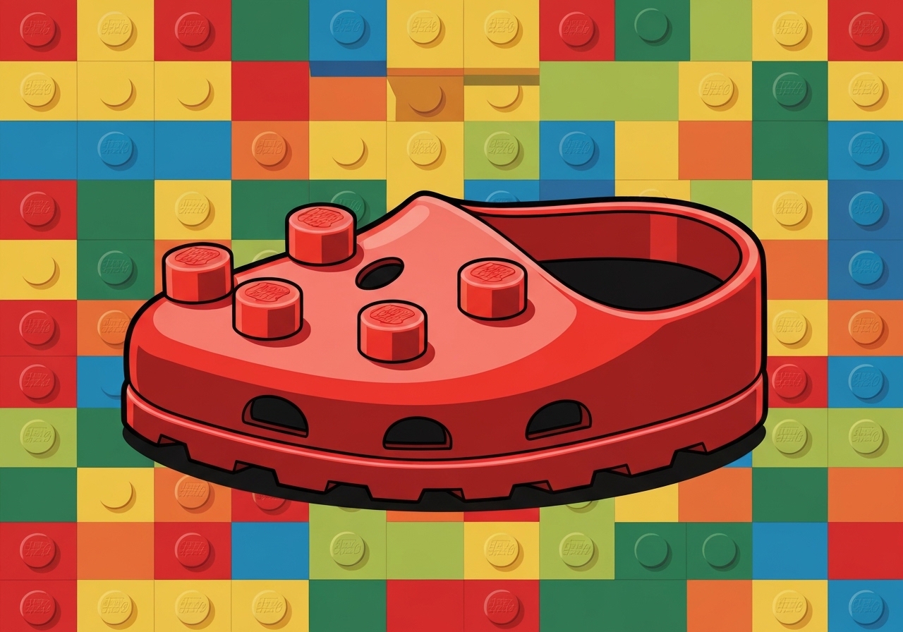 LEGO og Crocs lanserer klossformede tresko i nytt samarbeid