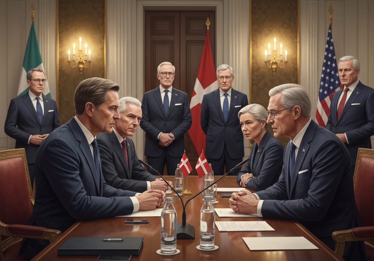 Grønland-møtet i Washington avsluttet uten enighet