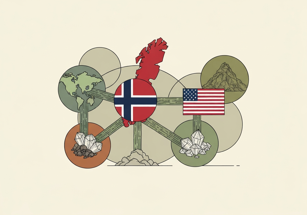 Norge og USA inngår samarbeid om kritiske mineraler